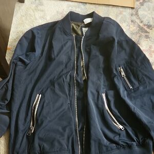 Classic Navy Men's Bomber Jacket
